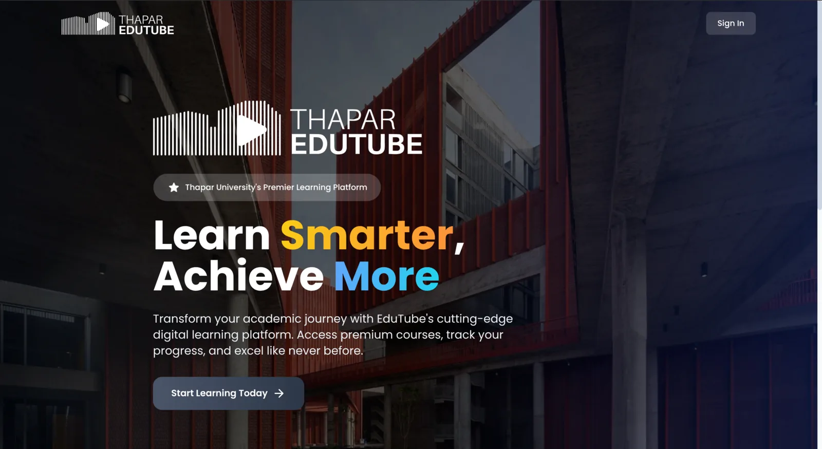 Thapar EduTube screenshot 1 of 3