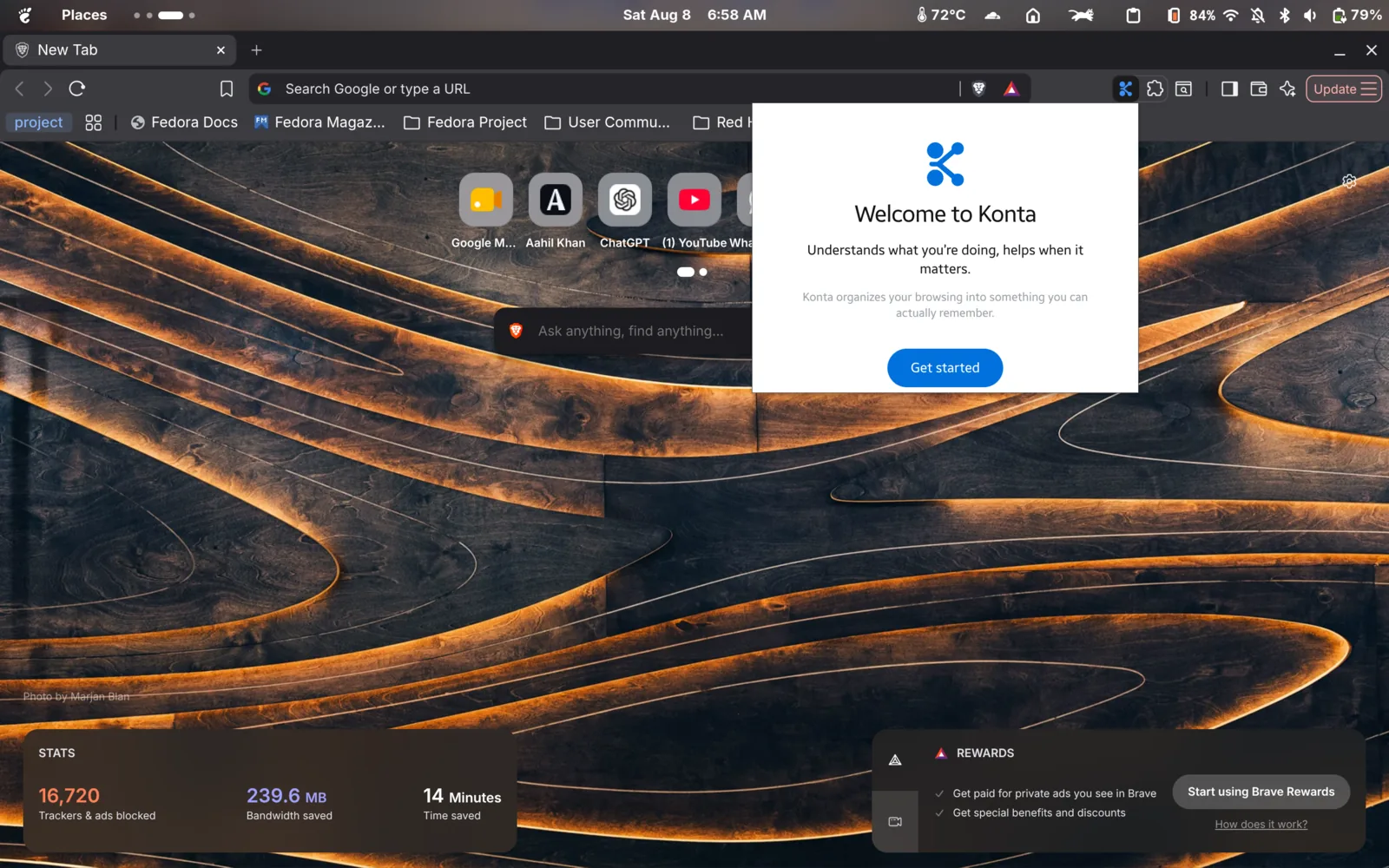 Konta screenshot — 1 of 3